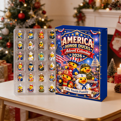 Duck Advent Calendar 2026 24 Day Christmas Countdown Box With Cute Figurines - Advent Calendar Box-Box&Acrylic