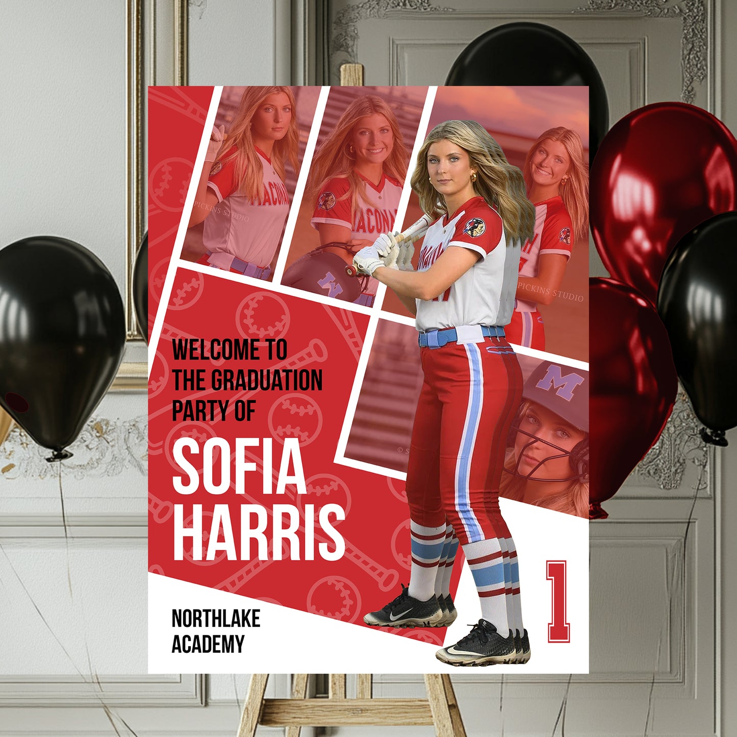 Welcome To Graduation Party Sport - Personalized Graduation Welcome Sign - Graduation Gifts