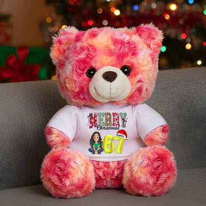 Funny Teen Slang Ornament 67 Christmas. - Personalized Custom Teddy Bear Plush