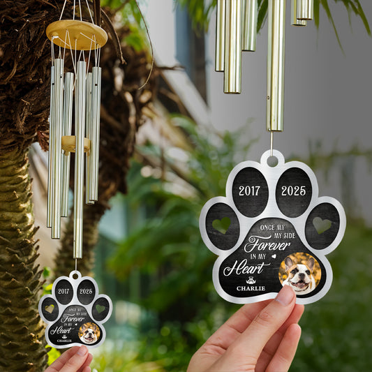 Custom Photo I Will Always Miss You - Personalized Memorial Wind Chime - Custom Suncatcher Wind Chime