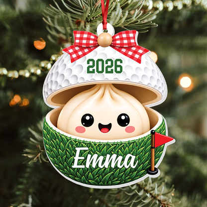Sport Lovers Dumpling 2026 - Real 3D Relief Ornament