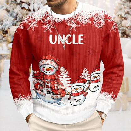 Merry Xmas Ugly Sweatshirt - Unisex Wool Jumper - Christmas Gift