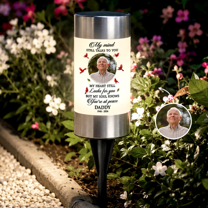 Always Loved, Forever Missed Solar Garden Light - Personalized Memorial Sympathy Gifts For Loss Of Mom, Dad