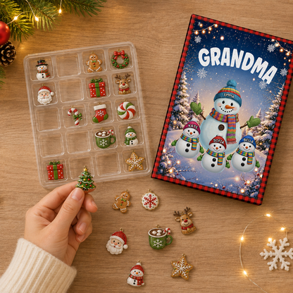My Fav People Call Me Grandma Christmas - Advent Calendar Box-Box&Acrylic