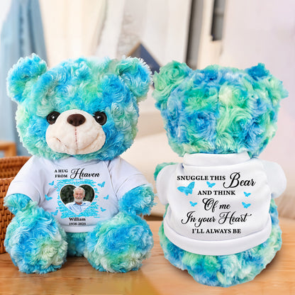 A Hug From Heaven Glitter - Personalized Custom Teddy Bear Plush