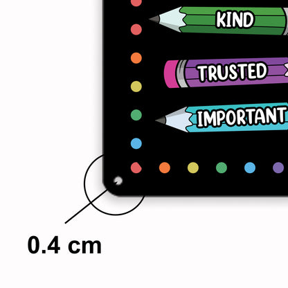 In Our Classroom - Personalized Teacher Metal Sign