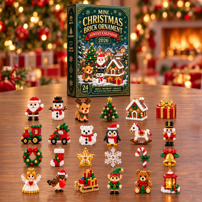 Christmas Advent Calendar, 24-Day Christmas Countdown Calendar, Surprise Blind Box for Kids