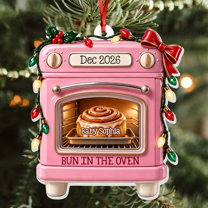 Eagerly Awaiting Our Little One - Real 3D Relief Ornament