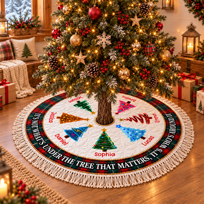 Our Family 2026 - Custom Tree Skirt - Personalized Christmas Gifts