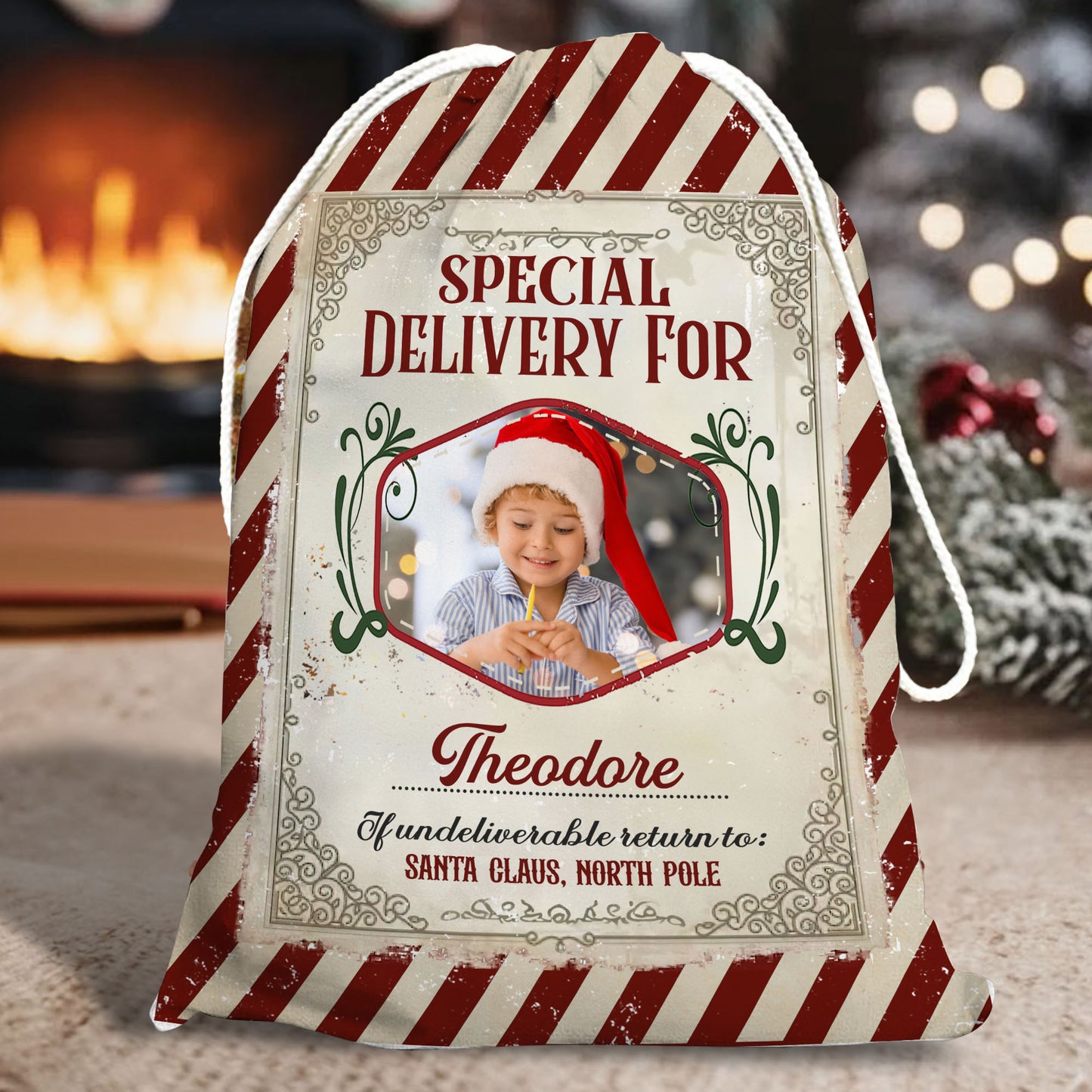 Santa Delivery For Nice - Christmas Bag Gift For Family - Christmas Sack