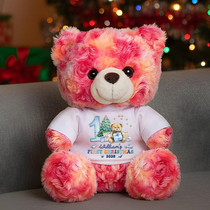 Premier Noël - Ours en peluche personnalisé