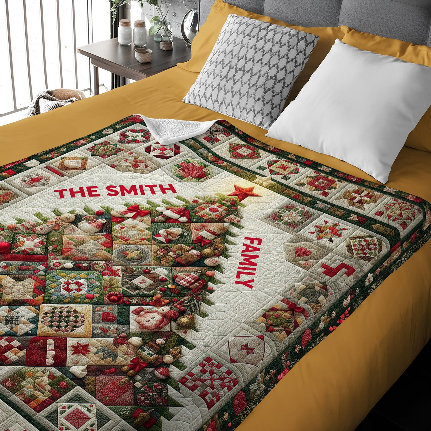 Christmas Tree - Personalized Custom Blanket