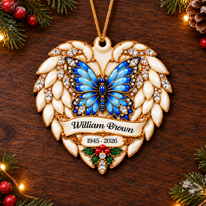 Your Memory Shines Memorial Ornament - Real 3D Relief Ornament