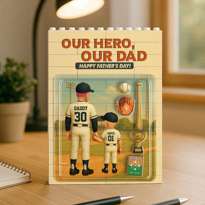 Best Daddy Ever Custom Building Blocks for Dad - Father's Day Gifts
