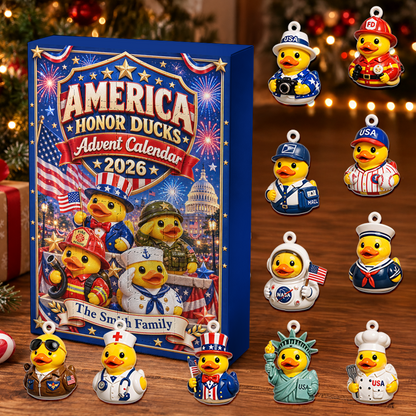 Duck Advent Calendar 2026 24 Day Christmas Countdown Box With Cute Figurines - Advent Calendar Box-Box&Acrylic