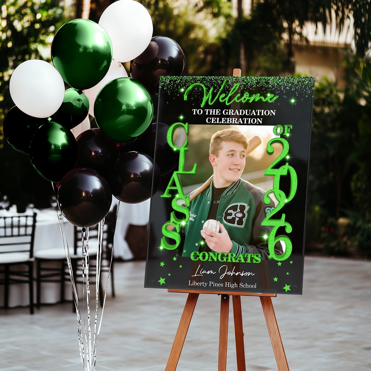 Class Of 2026 - Personalized Graduation Welcome Sign - Custom Acrylic Celebration Sign