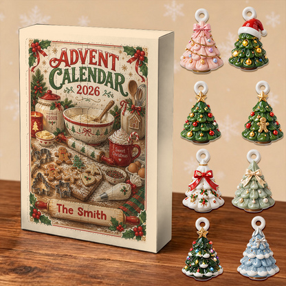 Christmas Advent Calendar 2026 24 Day Christmas Countdown Box With Cute Cat Figurines - Advent Calendar Box-Box&Acrylic