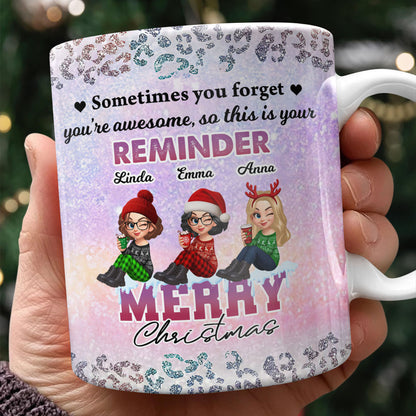 Merry Christmas My Brave - Personalized Custom Coffee Mug - 3D Effect