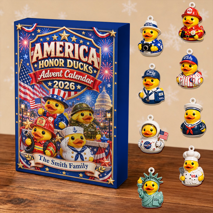 Duck Advent Calendar 2026 24 Day Christmas Countdown Box With Cute Figurines - Advent Calendar Box-Box&Acrylic