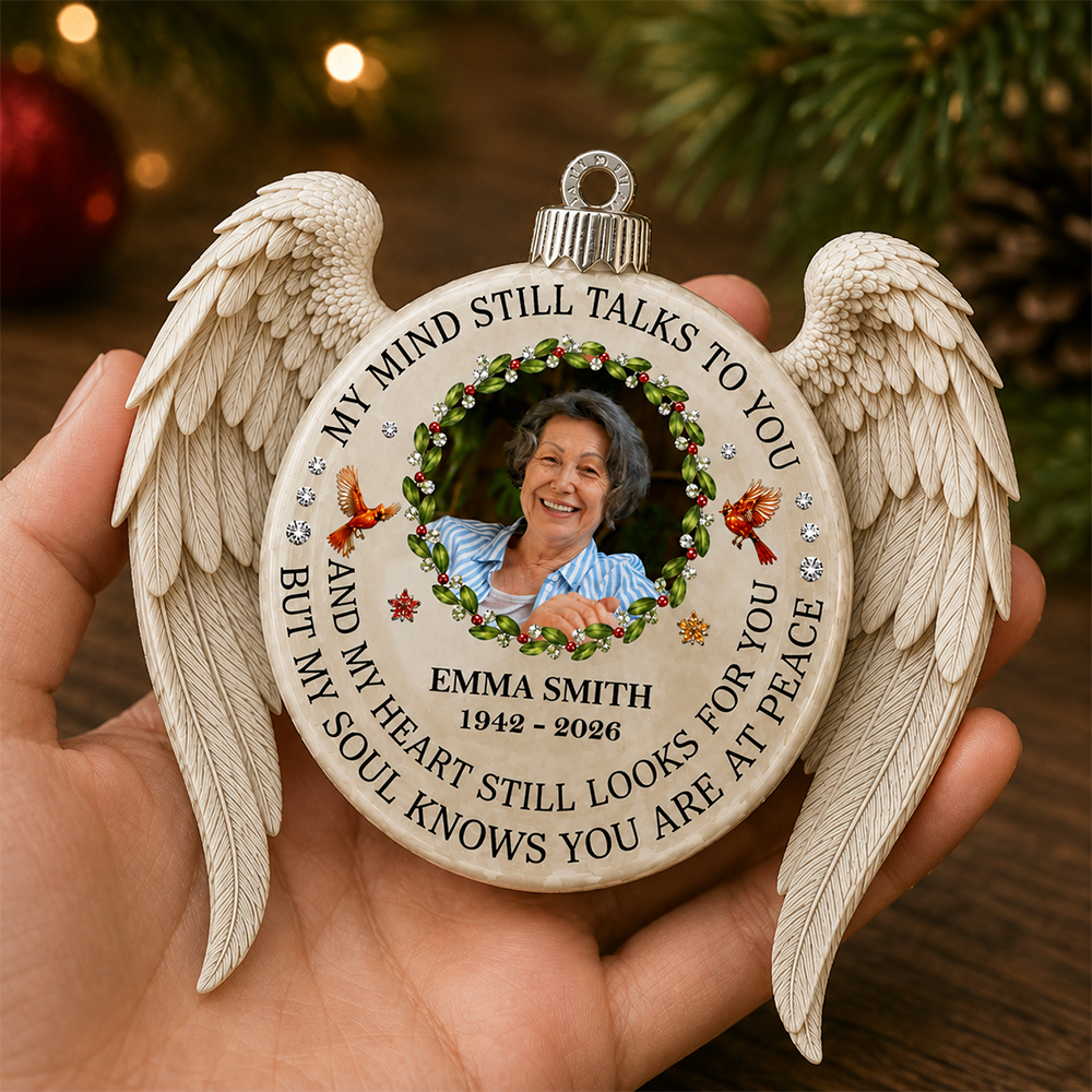 Your Light Stays With Us Always - Memorial Gifts - Real 3D Relief Ornament 2