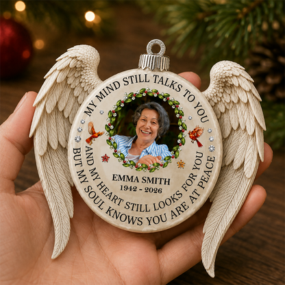 Your Light Stays With Us Always - Memorial Gifts - Real 3D Relief Ornament 2