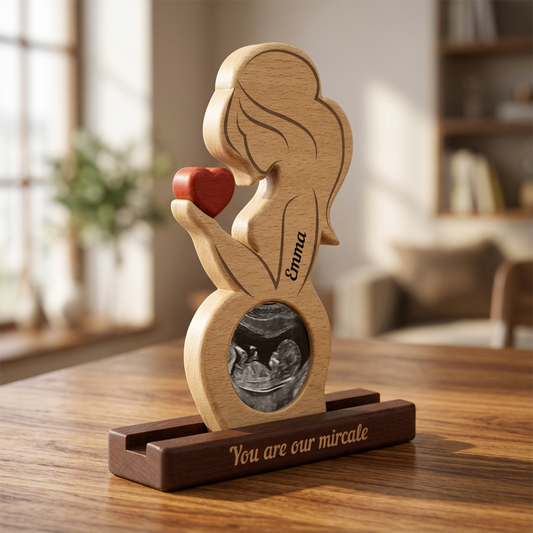 Personalized New Born New Mom Gifts Puzzle - Custom Premium Wooden Name Puzzle - Christmas Gifts