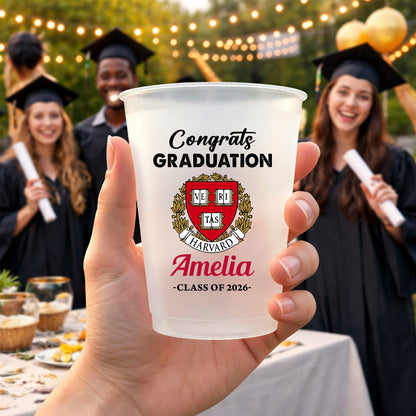 Custom Logo - Personalized Graduation Cups