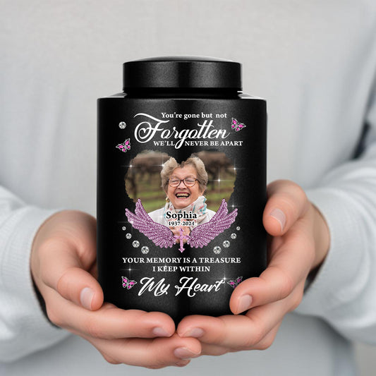 In Loving Memories Keepsake Urn for Ashes - Stainless Steel Urn