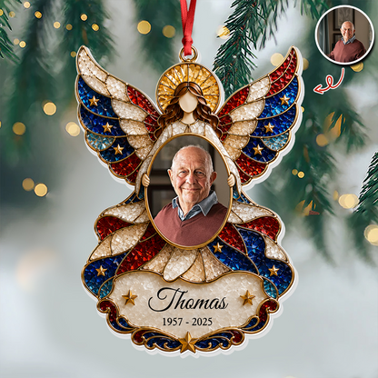 Angle Christmas Merry Christmas - Real 3D Relief Ornament