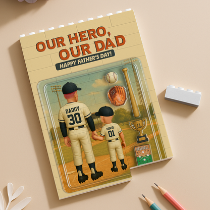 Best Daddy Ever Custom Building Blocks for Dad - Father's Day Gifts