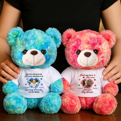 Missing You A Hug From Heaven - Personalized Custom Teddy Bear Plush