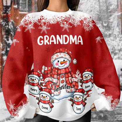 Merry Xmas Ugly Sweatshirt - Unisex Wool Jumper - Christmas Gift