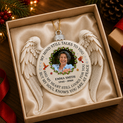 Your Light Stays With Us Always - Memorial Gifts - Real 3D Relief Ornament 2