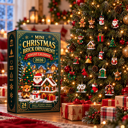 Christmas Advent Calendar, 24-Day Christmas Countdown Calendar, Surprise Blind Box for Kids