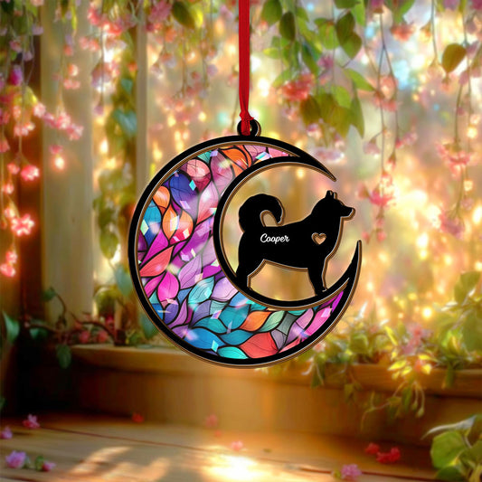 Pet Loss - Custom Shape Hologram Ornament 2 Layered