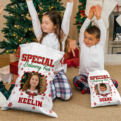 Personalized Santa - Christmas Bag Gift For Family - Christmas Sack