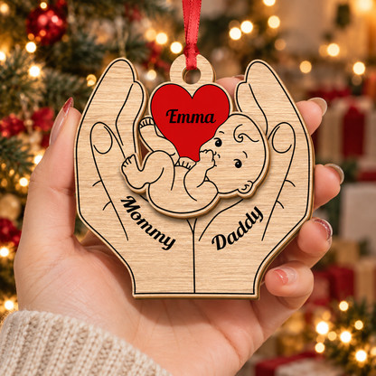Meilleures amies pour toujours - Ornement de Noël personnalisé en bois à 2 couches