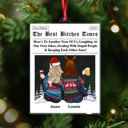 Another Year Of Us - Personalized Acrylic Ornament