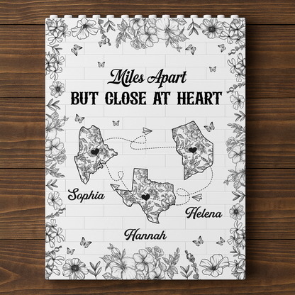 Close At Heart Puzzle - Personalized Rectangle Building Brick