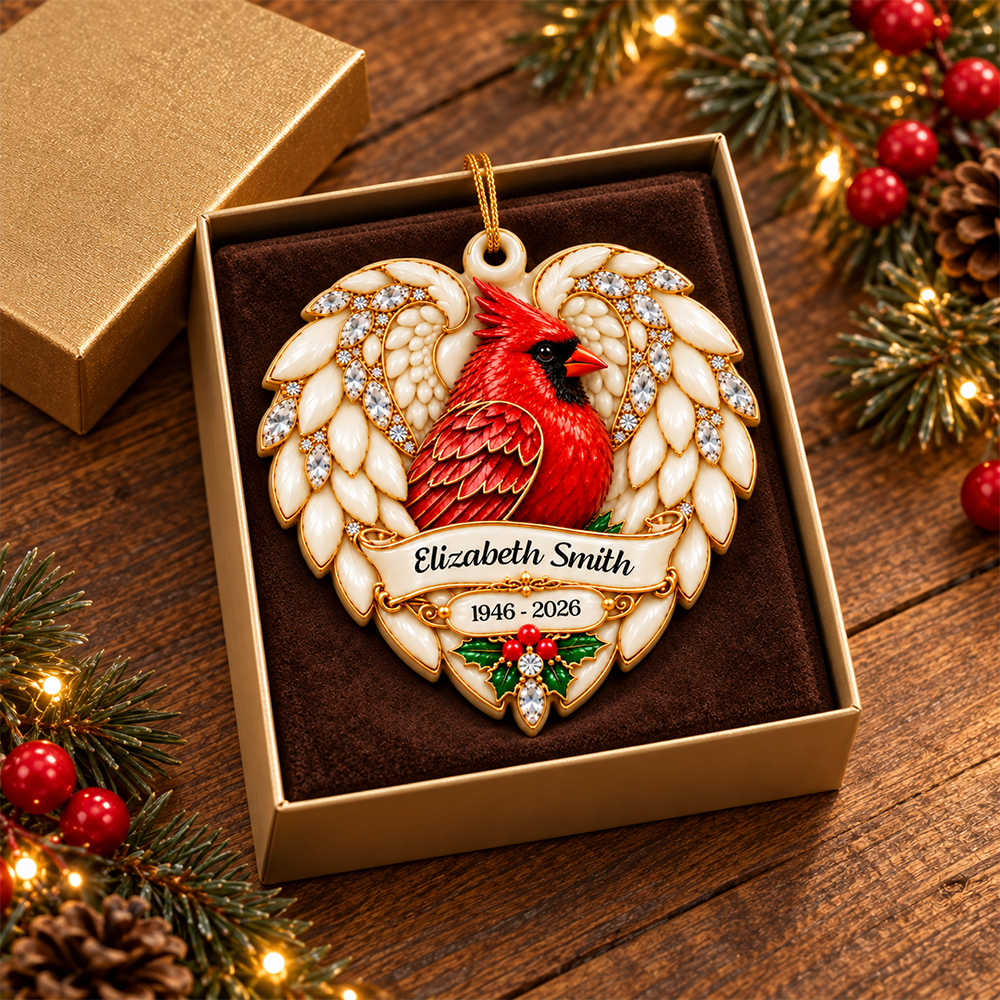 Your Memory Shines Memorial Ornament - Real 3D Relief Ornament