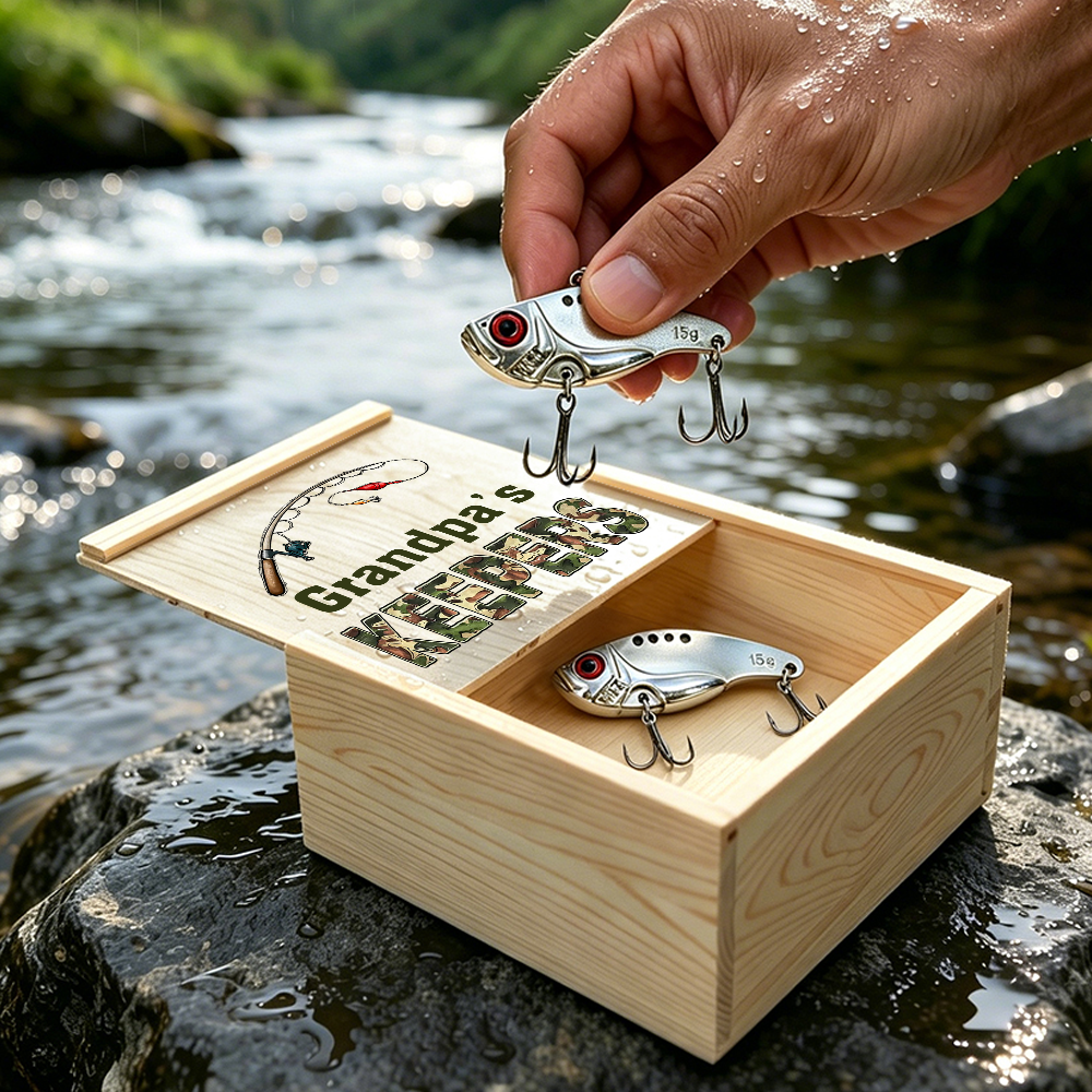 Keeper Of Dad Grandpa - Personalized Custom Fishing Lure