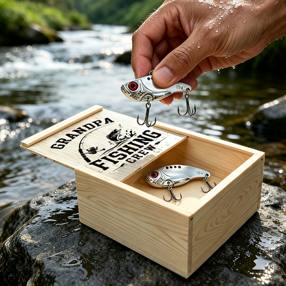 Grandpa Fishing Crew Colorful - Personalized Custom Fishing Lure