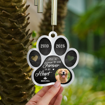 Custom Photo I Will Always Miss You - Personalized Memorial Wind Chime - Custom Suncatcher Wind Chime