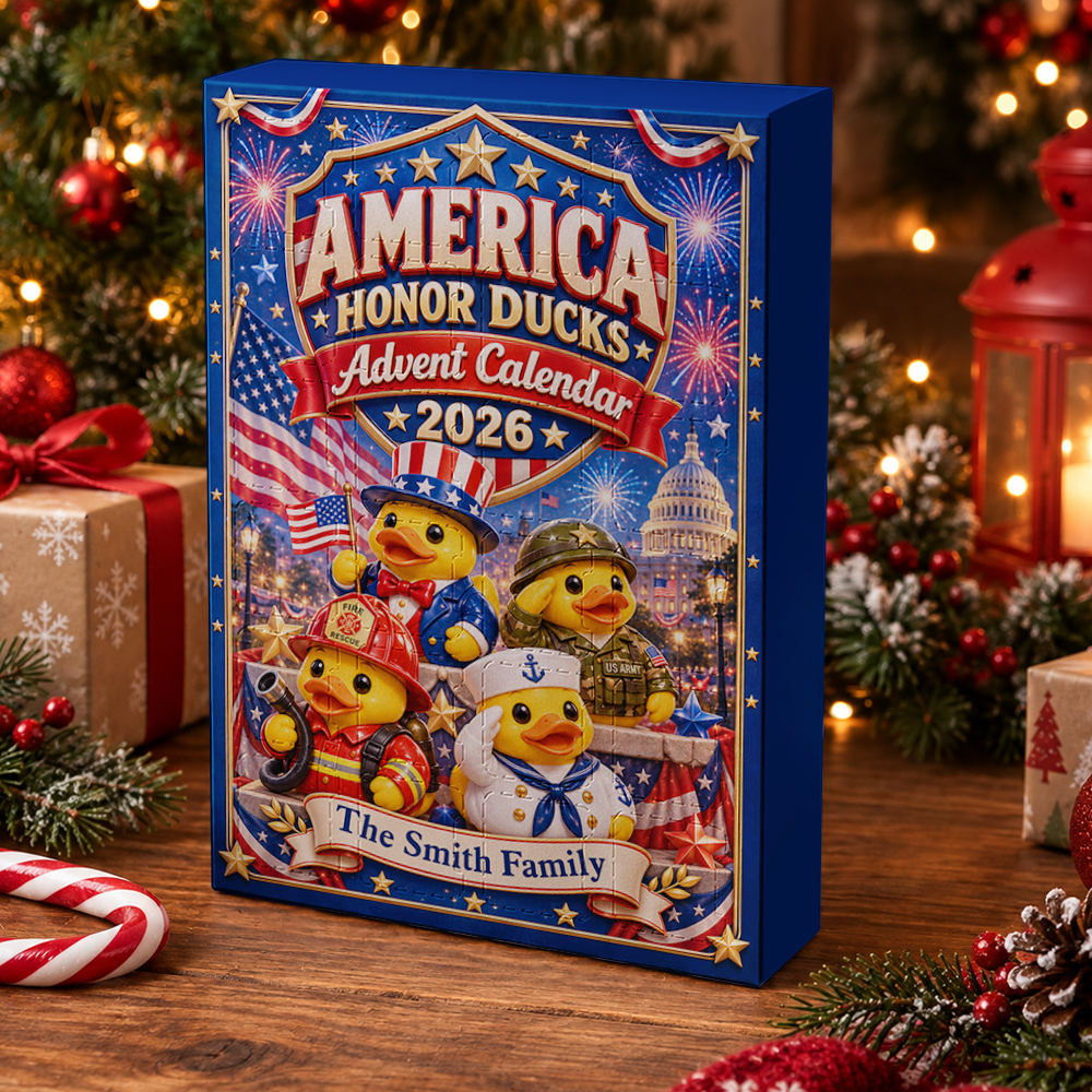 Duck Advent Calendar 2026 24 Day Christmas Countdown Box With Cute Figurines - Advent Calendar Box-Box&Acrylic