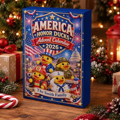 Duck Advent Calendar 2026 24 Day Christmas Countdown Box With Cute Figurines - Advent Calendar Box-Box&Acrylic