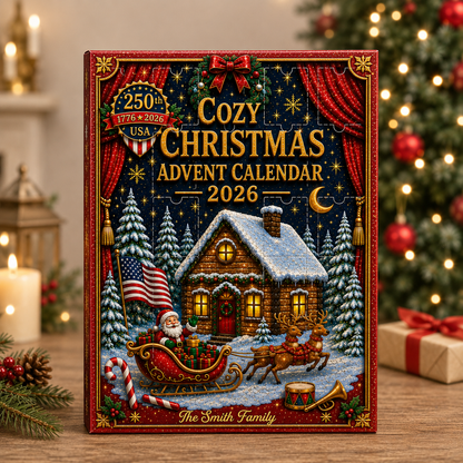 Figurines Set Festive Gift For Christmas Lovers - Advent Calendar Box-Box&Acrylic