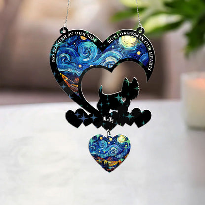 My Favorite Hello And My Hardest Goodbye - Personalized Custom Shape Hologram Window Decor