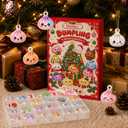 Dumpling Advent Calendar 2026 24 Day Christmas Countdown Box With Cute Figurines - Advent Calendar Box-Box&Acrylic