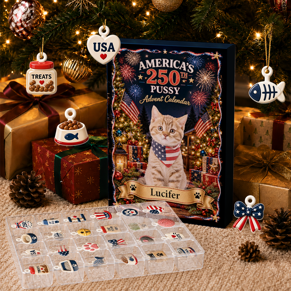 Cat Lovers Advent Calendar 2026 24 Day Christmas Countdown Box With Cute Figurines - Advent Calendar Box-Box&Acrylic