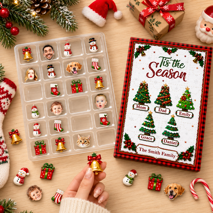 Family Is The Best Part Of Christmas - Advent Calendar Box-Box&Acrylic